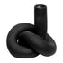 Snuggles, Candlestick, H14xW14xD14cm, Black