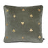 Aces, Cushion Cover, H50xW50cm, Dark Green, Piping