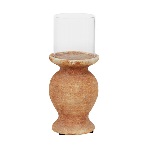 Thalia, Lantern, dia9.5xH23cm, Light Terracotta