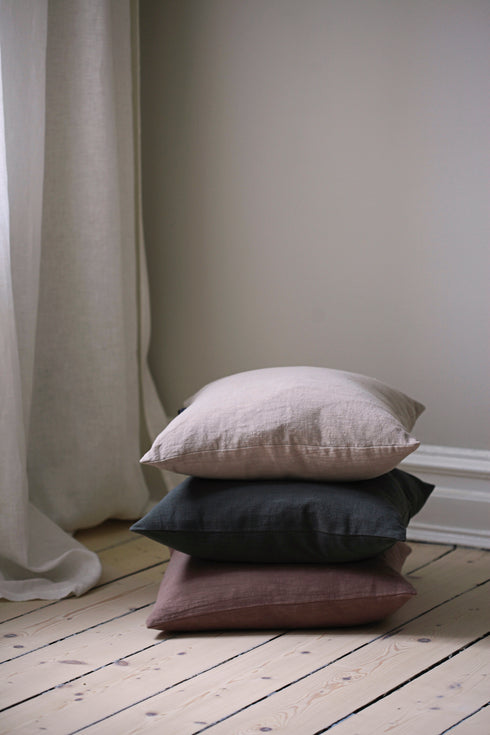 Lily, Cushion Cover, 50x50 cm, Dark Grey