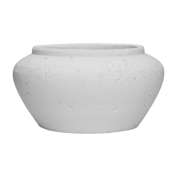 Athena, Pot, dia28xH15cm, White