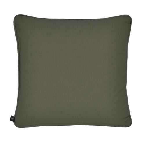 Aces, Cushion Cover, H50xW50cm, Dark Green, Piping