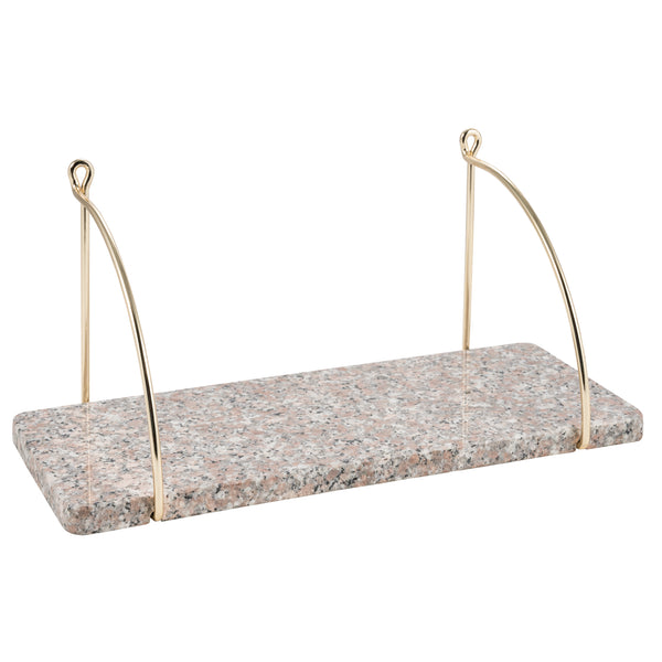 Porter , Shelf, H18xW40xD17.5cm, Pink MuLighti/Gold
