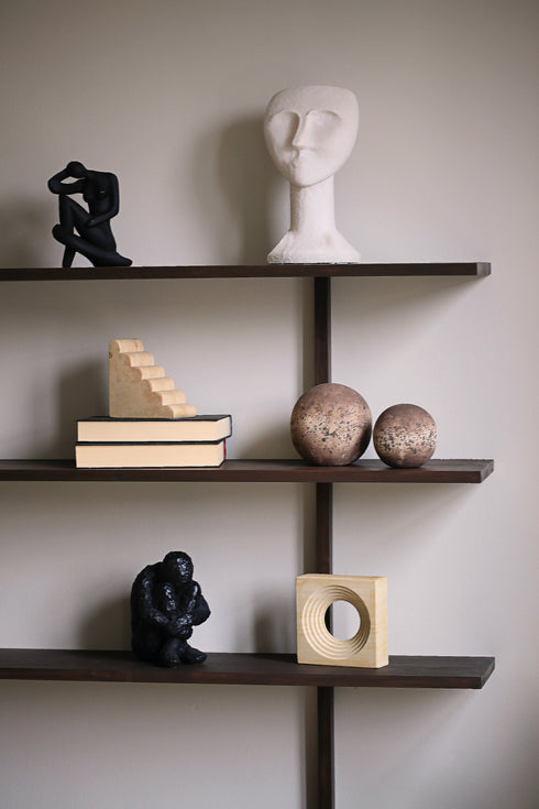 Canyon, Decoration, H12.5xW12.5xD4cm, Sand Beige