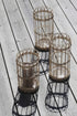 Braided, Lantern, H25xD14cm, Natural Brown