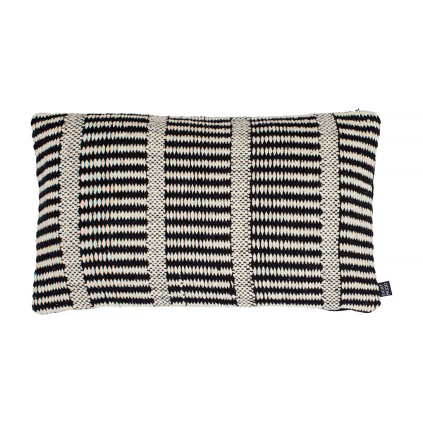Bilbao, Cushion Cover, H30xW50cm, Black/Beige