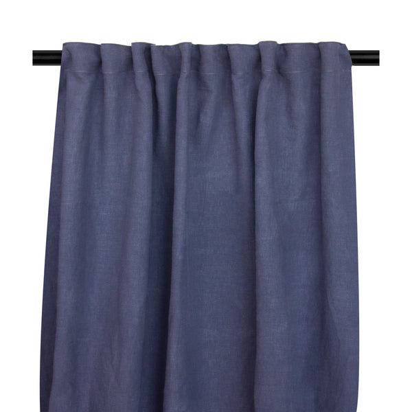 Lily, Curtain, 132x250 cm, Vintage Indigo, MuLightiband, Unhemmed