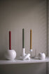 Globe, CandleHolder, dia9xH7.7cm, White