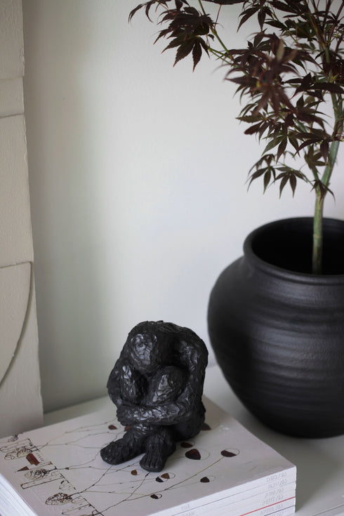 Tristan, Decoration, H17cm, Black