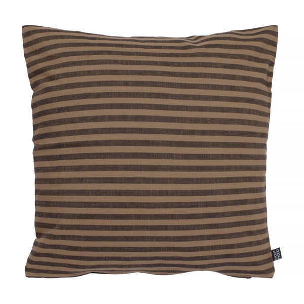 Arild, Cushion Cover, H50xW50cm, Black/Tobacco
