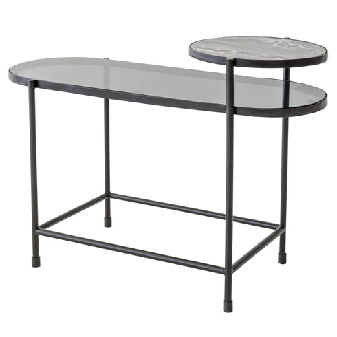 Prone, Small Table, H55xW80xD34cm, Black/Grey