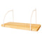 Porter , Shelf, H18xW40xD17.5cm, Yellow/White