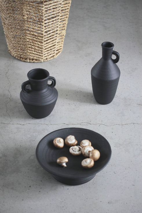 Crafted, Platter, dia36xH11cm, Black