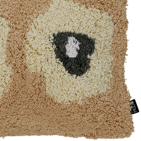 Poppy, Cushion Cover, H30xW50cm, Burned Yellow/Soft Yellow/Forest Green/White