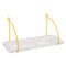 Porter , Shelf, H18xW40xD17.5cm, White/Yellow