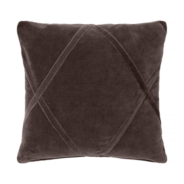 Malva, Cushion Cover, H50xW50cm, Dark Taupe