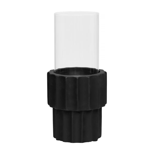 Nutchess, Lantern, dia11xH28cm, Coal