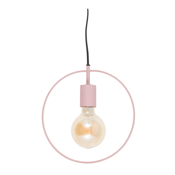 Sander, Hanging Lamp, H25xW25xD4.5cm, Light Rose