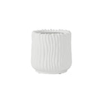April, Pot, dia30xH29,5cm, Crisp White