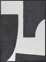 Belmore, Canvas Print, H80xW60xD3,2cm, Black/White