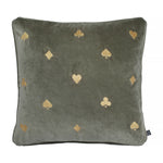 Aces, Cushion Cover, H50xW50cm, Dark Green, Piping