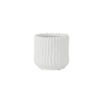 April, Pot, dia22xH21cm, Crisp White