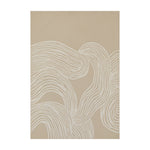 Lines, Canvas Print, H100xW70xD3cm, Sand/White