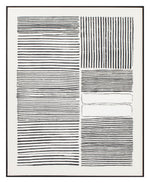 Rondo, Painting, H100xW80xD3,8cm, Grey