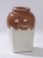 Boulder, Vase, dia20xH29xW20cm, Beige/Brown