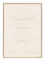 Elena, 3D, PaperXPaint, H70xW50xD3,8cm, Off white, vit