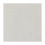 April, 3D, Foam, H90xW90xD3cm, Crisp white