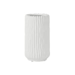 April, Vase, dia25,5xH45cm, Crisp White