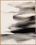 Lightfall, Framed printing bamin canvas, H100xW80xD3.8cm, Black/white