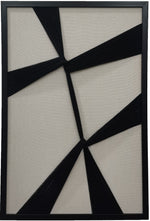 Sunset, Thread Art, L50xH74cm, Beige/Black