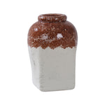 Boulder, Vase, dia24.5xH35xW24.5cm, Beige/Brown